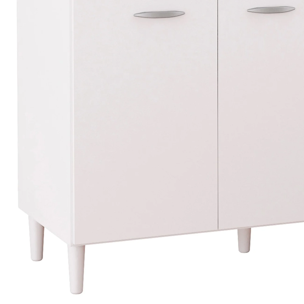 Armário de Cozinha CP01 Com Pia Inox Classic Z46 Branco - Mpozenato