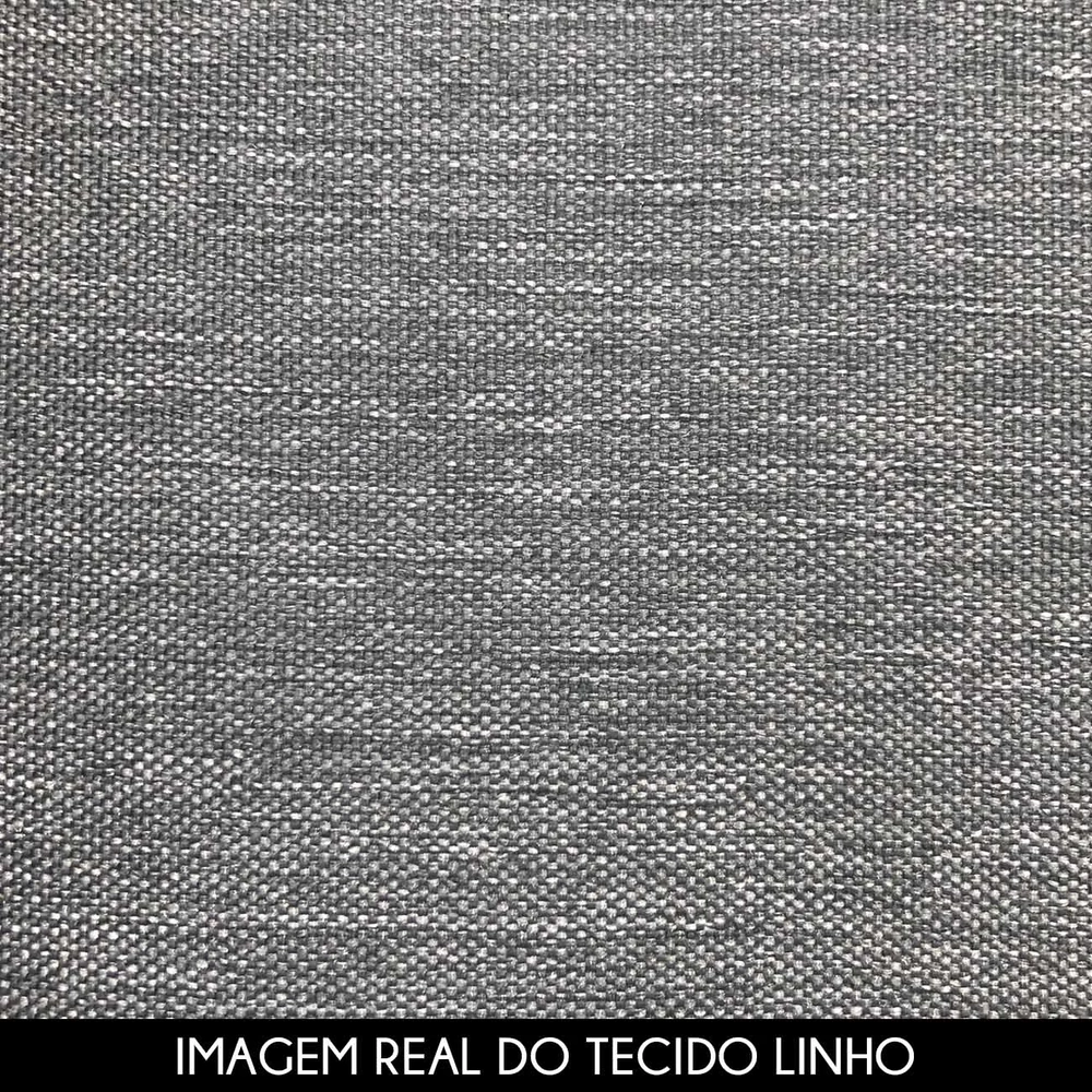 Cabeceira Cama Box Casal 140cm Nicea Z37 Linho Cinza - Mpozenato