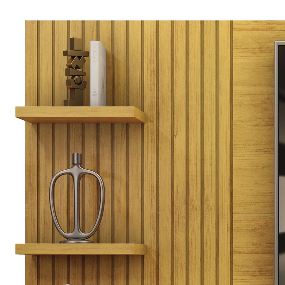 Painel TV 60 Pol 190cm Bancada Suspensa Lutra D04 Cedro/Bali - Mpozenato