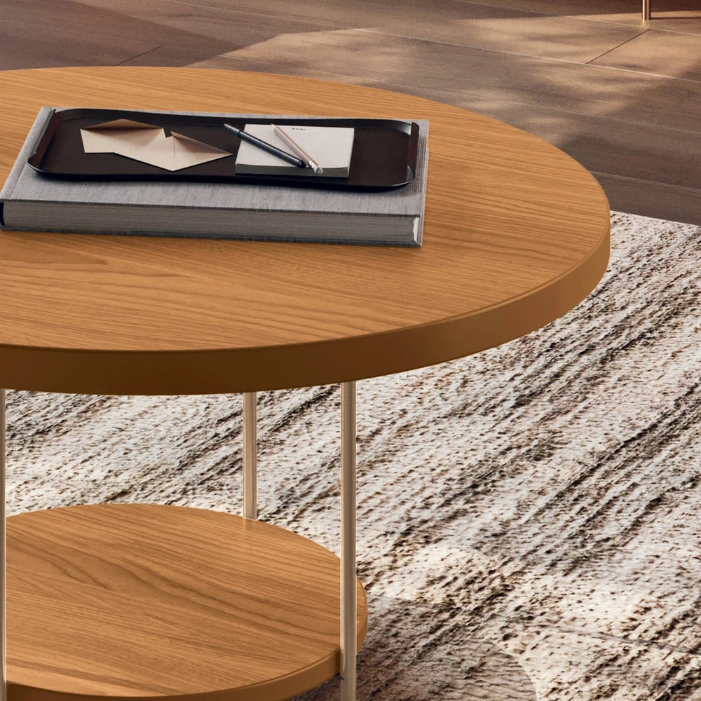 Aparador Infinity e Mesas de Centro Sky Cinamomo - HB Móveis