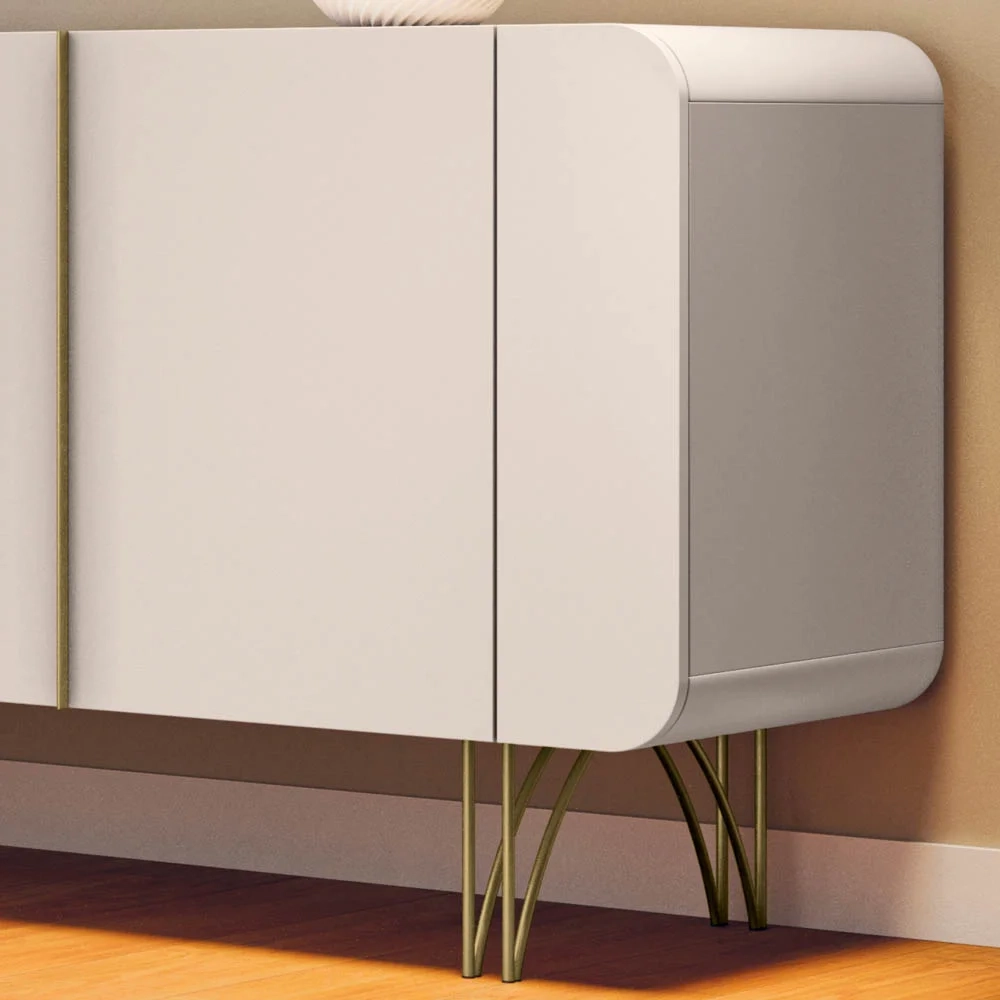 Balcão Aparador Buffet Saluti Off White - HB Móveis