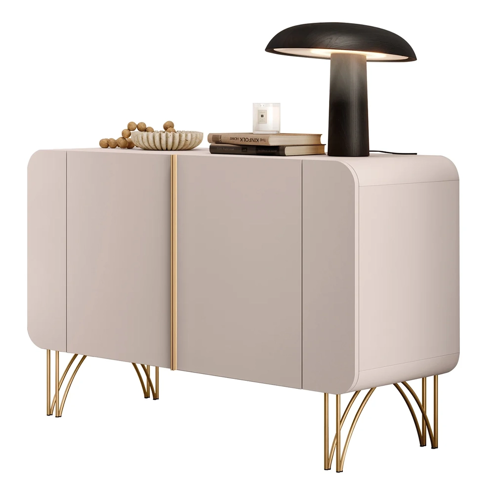 Balcão Aparador Buffet Piacente e Benvy H01 Off White - Mpozenato