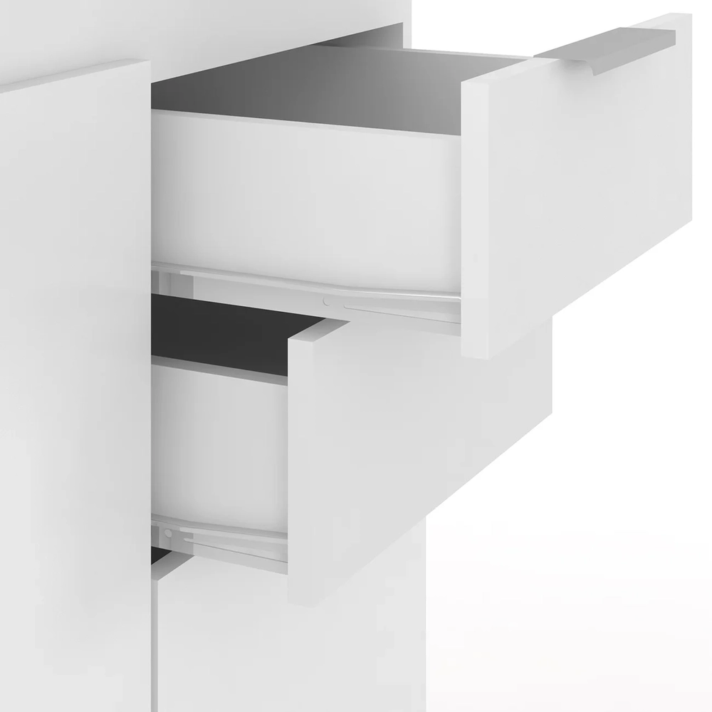 Balcão Para Pia 120cm Sem Tampo Pérola Z34 Branco           - Mpozenato