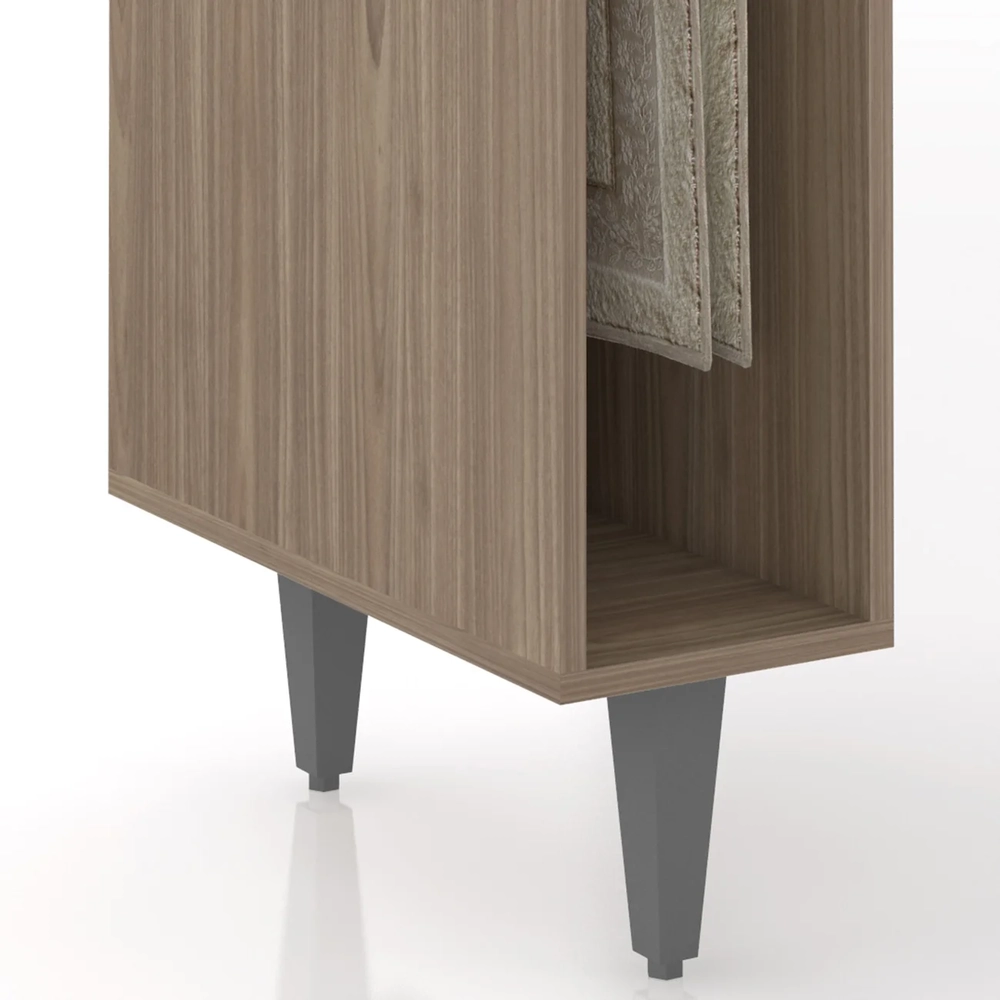 Balcão de Cozinha Porta Pano 20cm Pérola Z34 Freijó         - Mpozenato