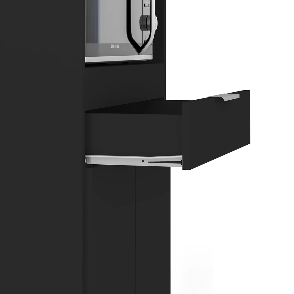 Paneleiro de Cozinha Torre Quente Pérola Z34 Preto          - Mpozenato