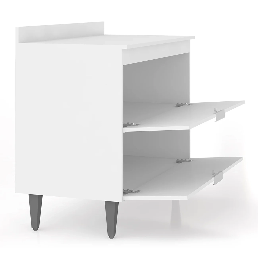 Balcão de Cozinha Com Tampo 100cm Pérola Branco Z34         - Mpozenato