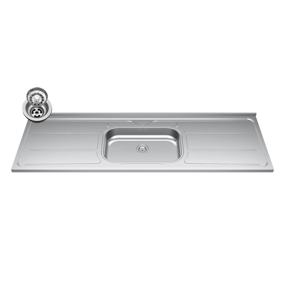 Balcão de Cozinha Com Pia Inox 180cm Pérola Z34 Branco      - Mpozenato