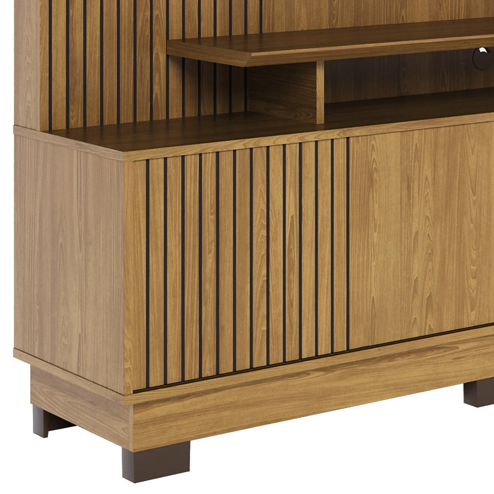 Estante Painel Para TV 65 Pol 160cm Anny Z10 Cumaru - Mpozenato