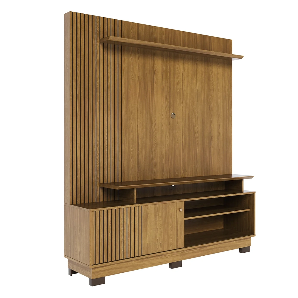 Estante Painel Para TV 65 Pol 160cm Anny Z10 Cumaru - Mpozenato