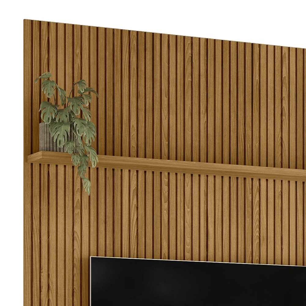 Painel Para TV 75 Polegadas 179cm Logus Z10 Cumaru - Mpozenato