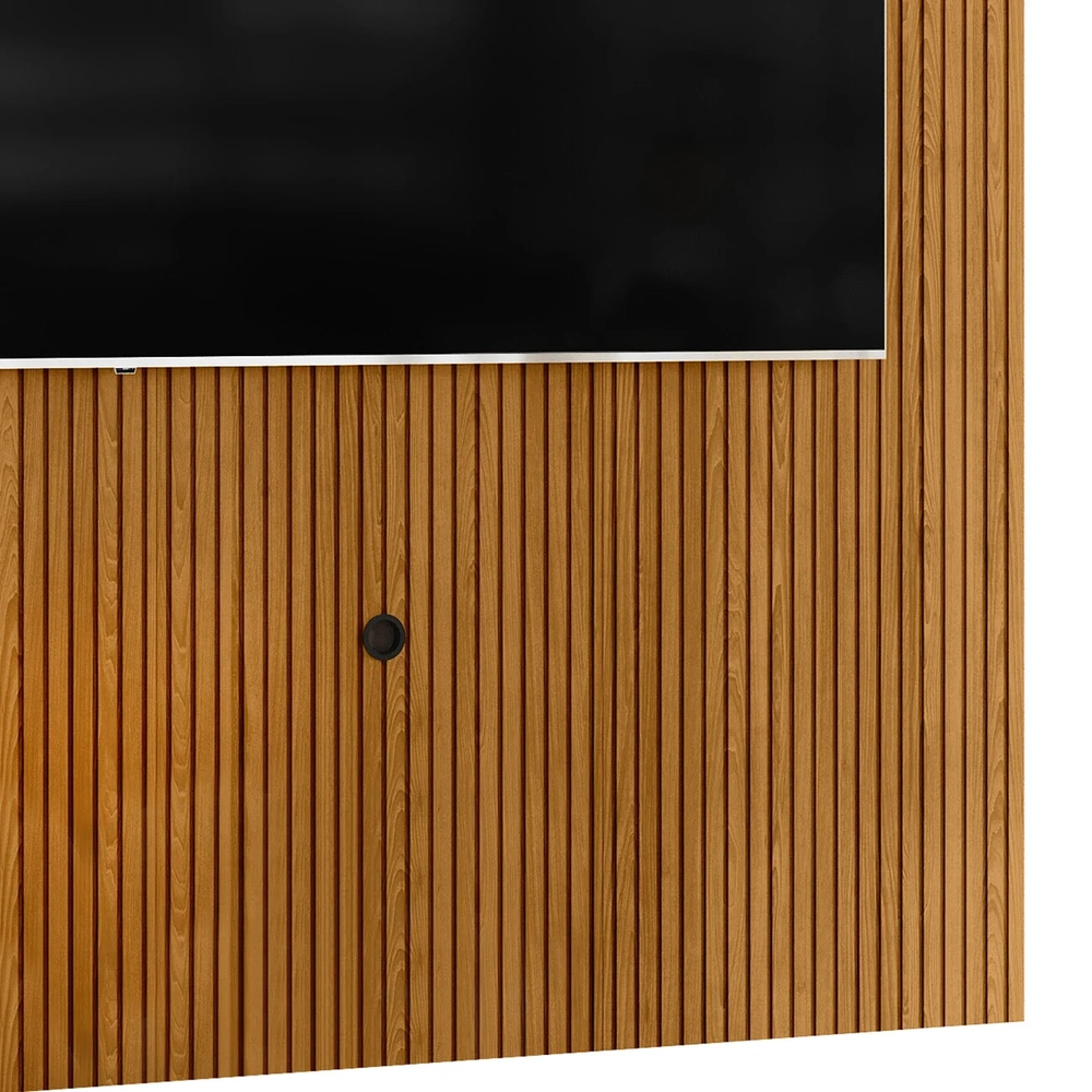 Painel Para TV 75 Polegadas 179cm Logus Z10 Off/Cinamomo - Mpozenato