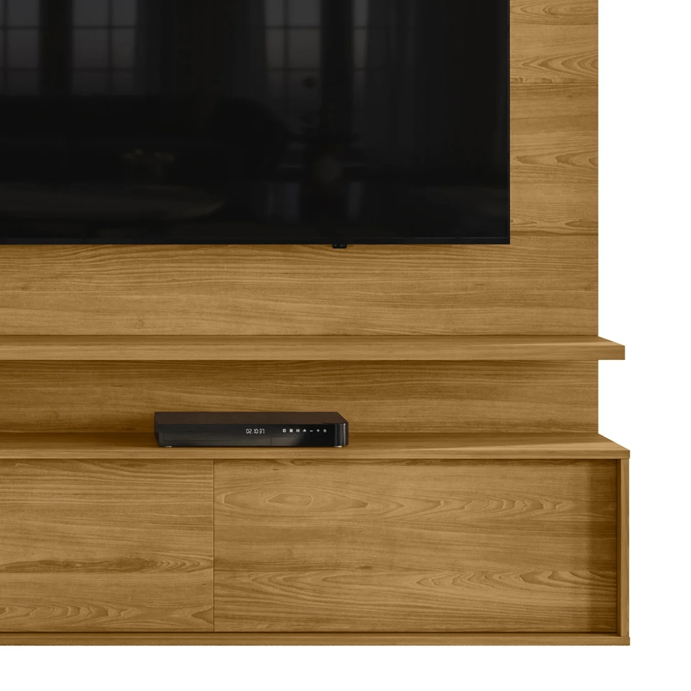 Painel TV 65 Pol e Bancada Suspensa Igor Z10 Cumaru - Mpozenato