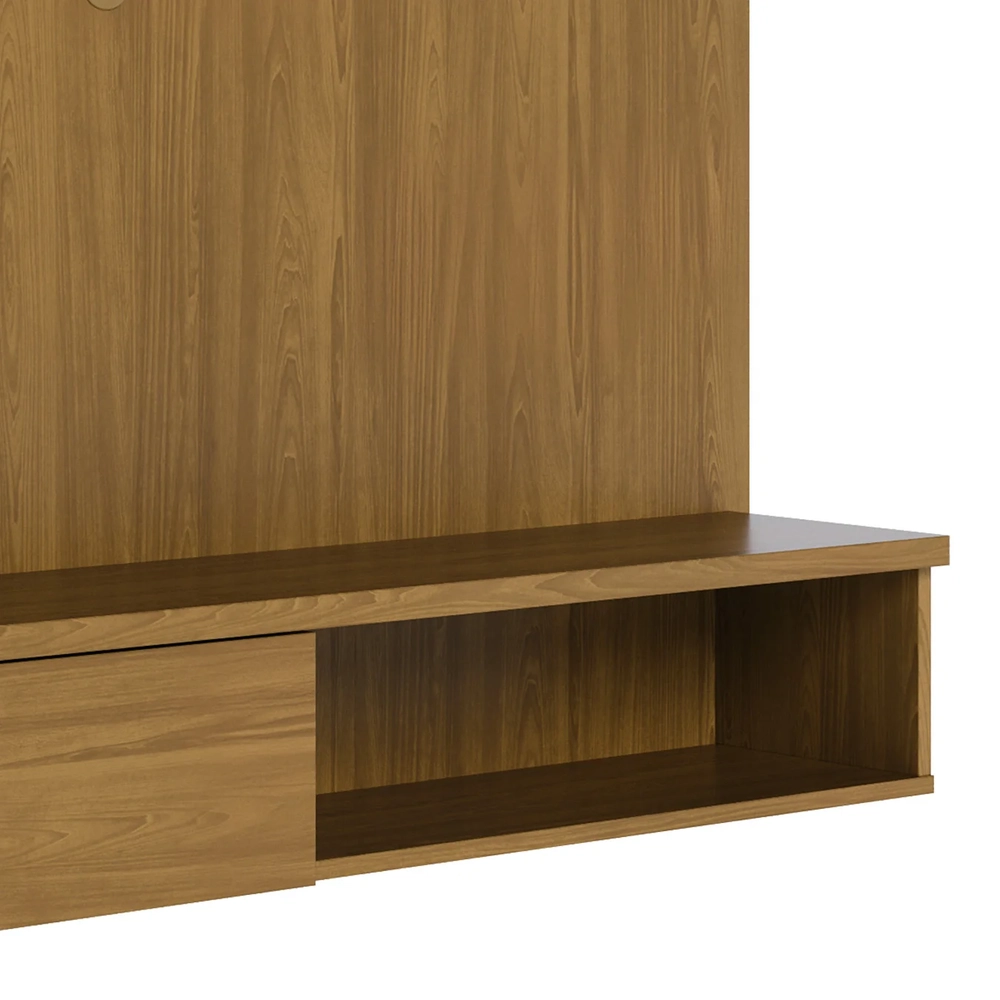 Painel TV 55 Pol e Bancada Suspensa Talyn Z10 Cumaru - Mpozenato