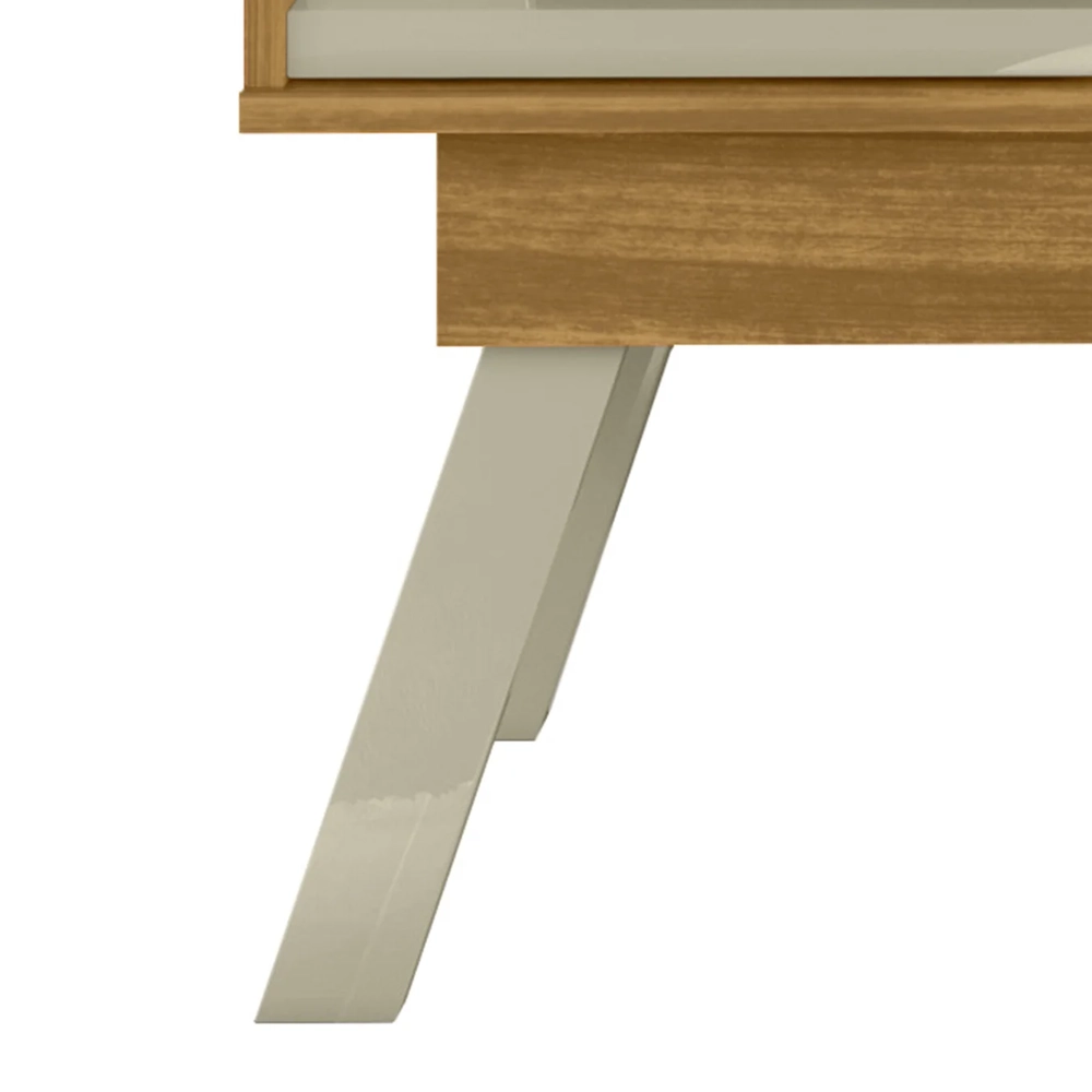 Rack Bancada de TV 65 Pol 150cm Keli Z10 Cumaru/Opala - Mpozenato