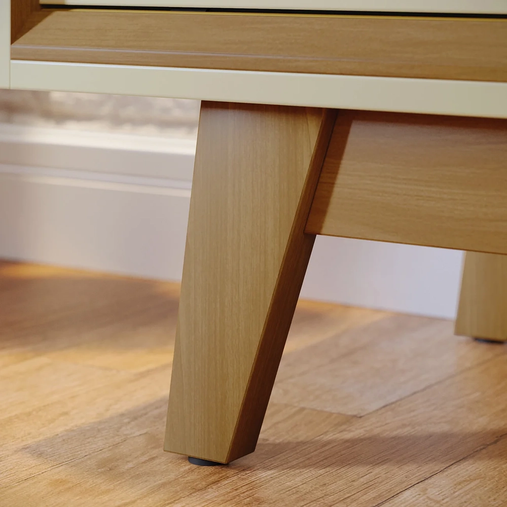 Rack Bancada de TV 70 Pol 164cm Gaia Z10 Cumaru/Opala - Mpozenato