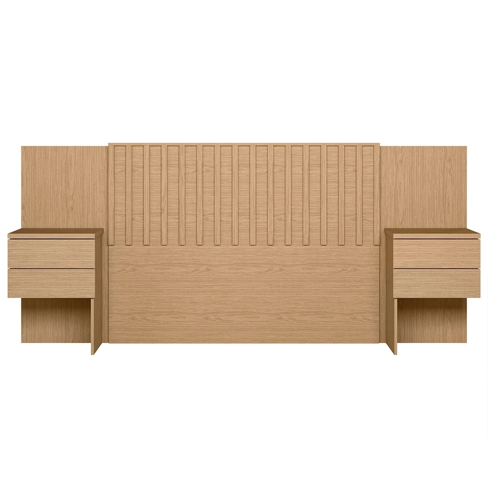 Cabeceira Casal Queen e King 2 Mesas Laterais Olinda Freijó - Albatroz