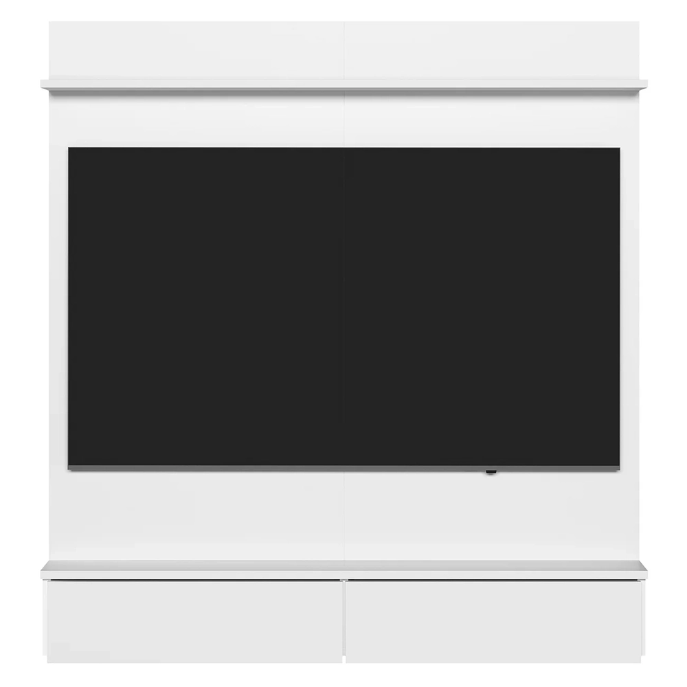 Painel TV 42 Pol Suspenso com Closet 108cm Mimo A02 Branco  - Mpozenato