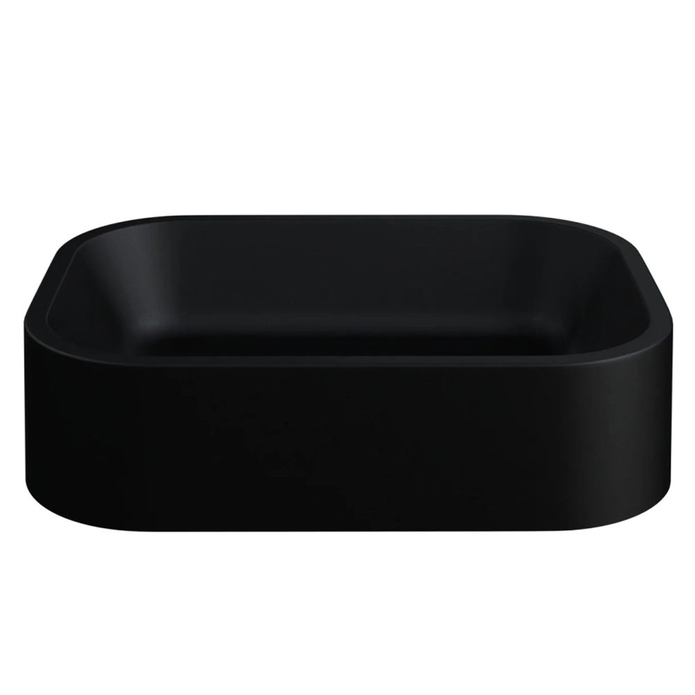 Cuba Pia Para Banheiro Retangular 38cm Dalila C08 Preto - Mpozenato