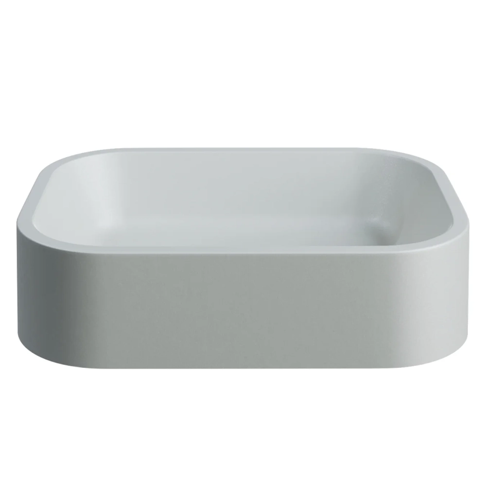 Cuba Pia Para Banheiro Retangular 38cm Dalila C08 Cinza - Mpozenato