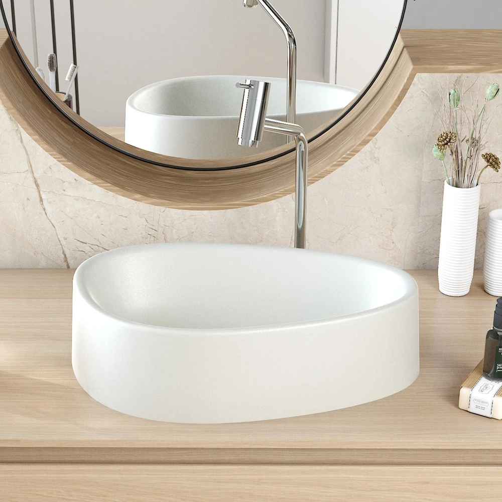 Cuba Pia Para Banheiro Gota 43cm Maitê C08 Cinza - Mpozenato