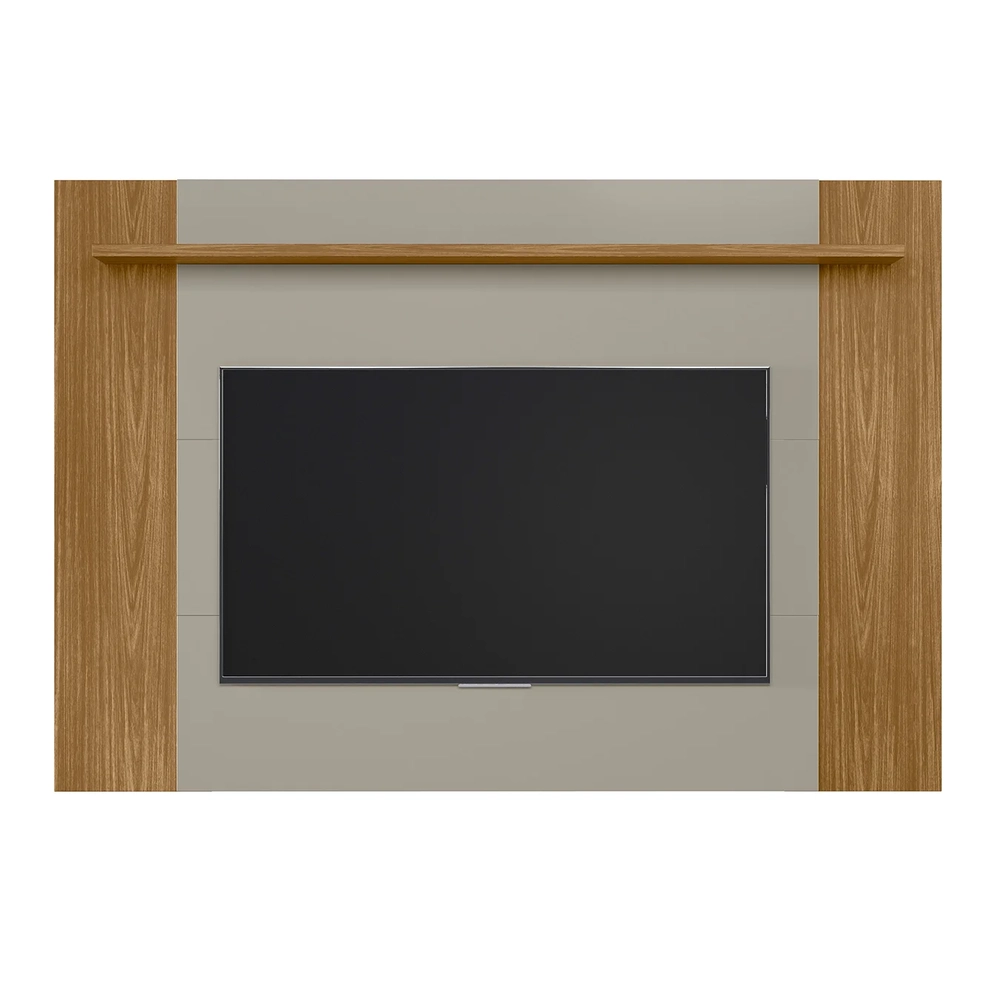Painel TV 55 Pol Extensível até 180cm Lana Nature/Off Flex L06 - Mpozenato