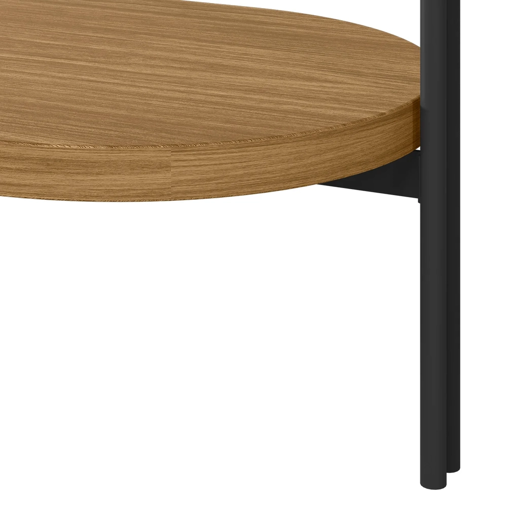 Aparador Para Sala Industrial Com Prateleira Ville Caramelo L06 - Mpozenato