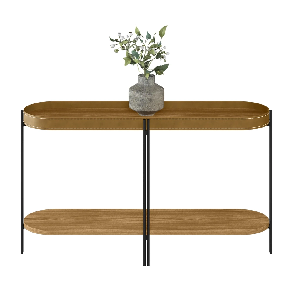 Aparador Para Sala Industrial Com Prateleira Ville Caramelo L06 - Mpozenato