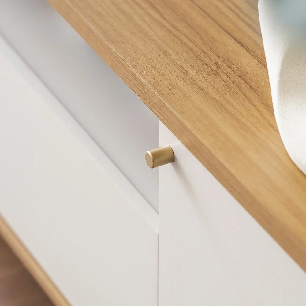 Estante Painel Para TV 70 Pol 200cm Malik Tauari/Off L06 - Mpozenato