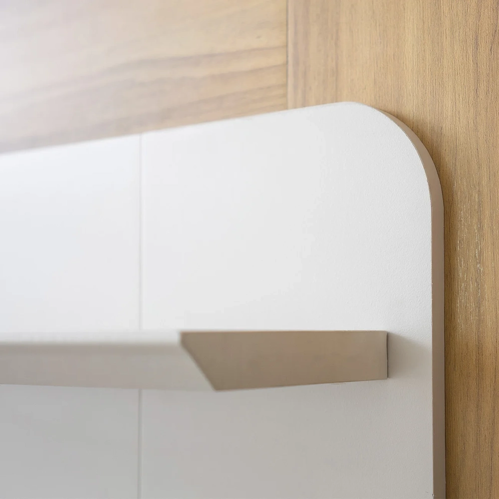 Estante Painel Para TV 70 Pol 200cm Malik Tauari/Off L06 - Mpozenato