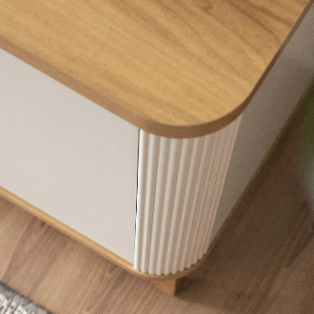 Estante Painel Para TV 70 Pol 200cm Malik Tauari/Off L06 - Mpozenato