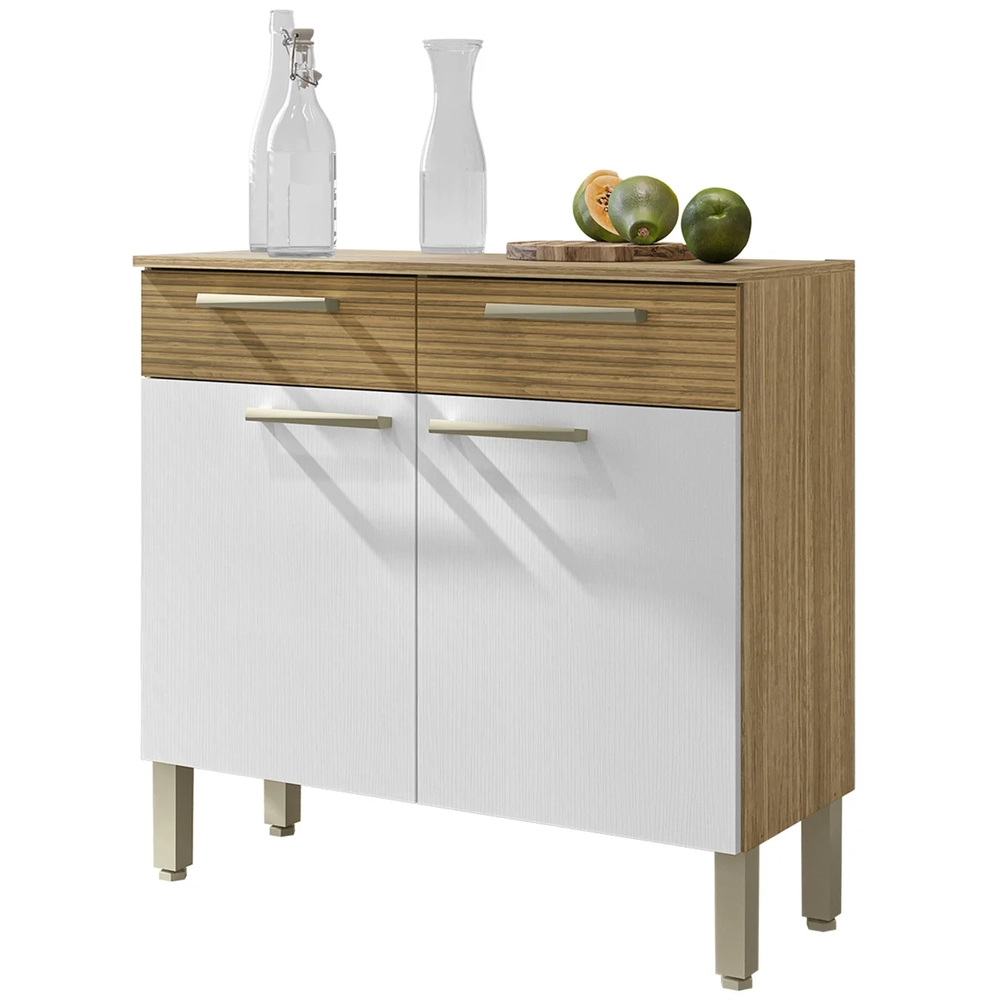 Balcão de Cozinha Com Tampo 91cm Vivian Freijó/Supremo Z06 - Mpozenato