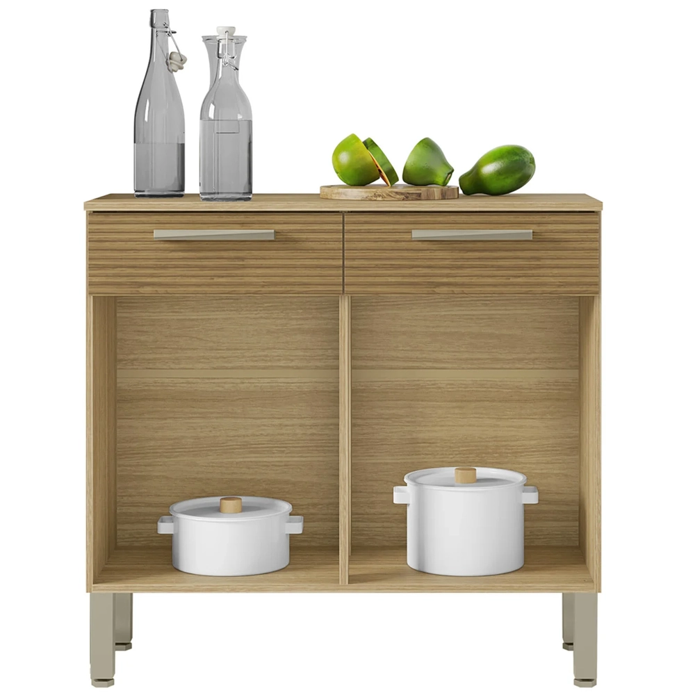 Balcão de Cozinha Com Tampo 91cm Vivian Freijó/Supremo Z06 - Mpozenato