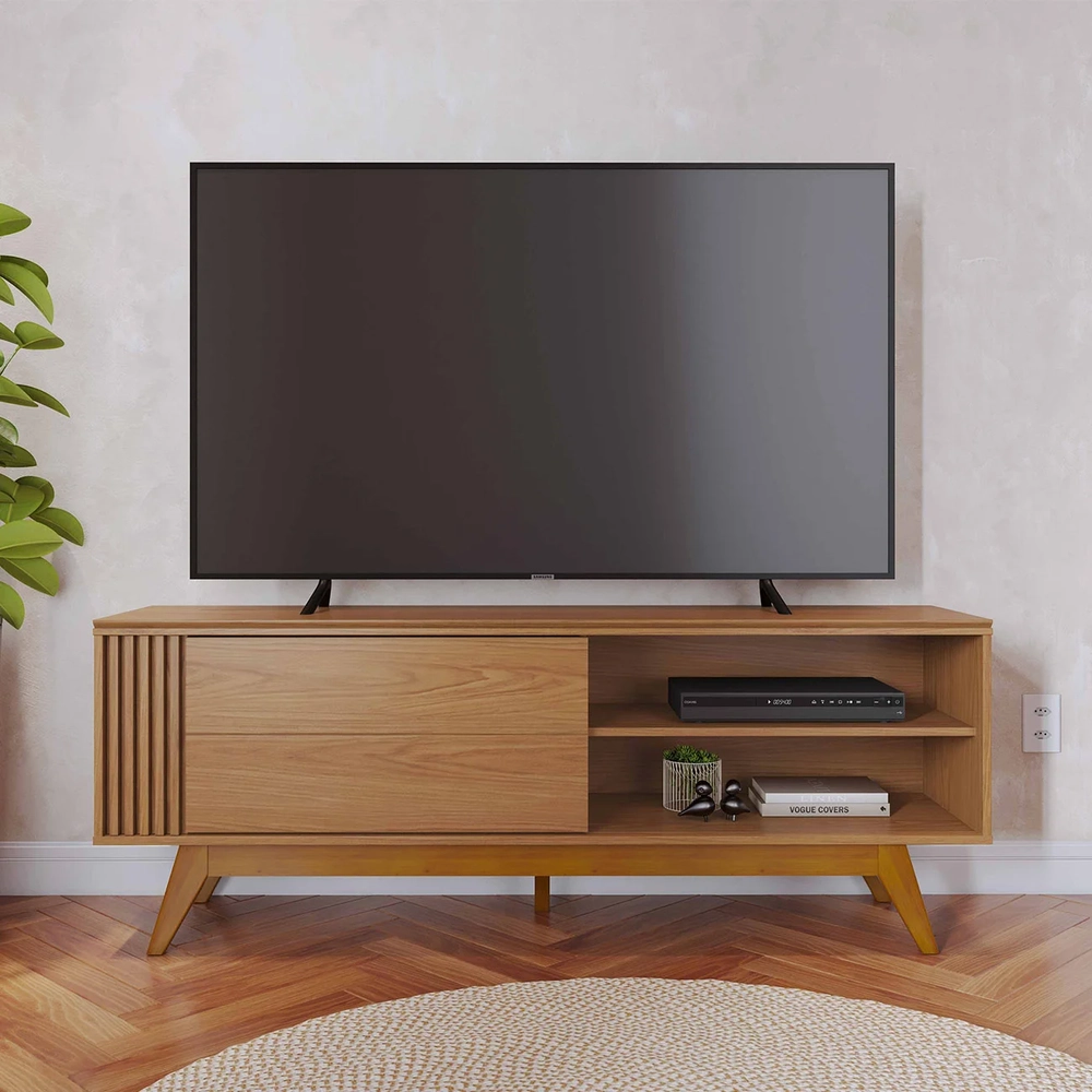 Rack Bancada Para TV 60 Pol 160cm Diana Freijó C05          - Mpozenato