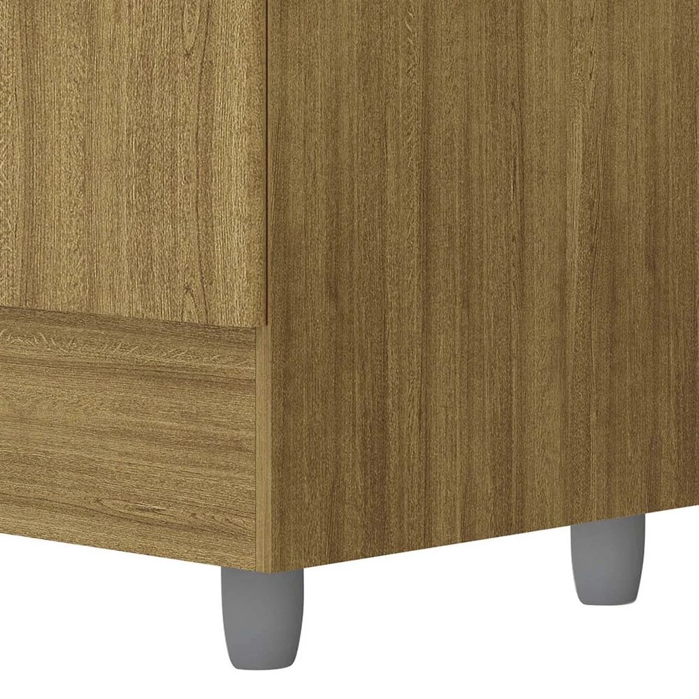 Guarda Roupa Solteiro 103cm Com 4 Portas Ideal Nature - Vila Rica