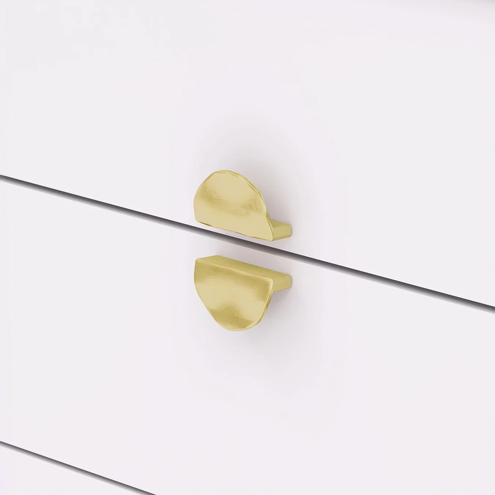 Cômoda Para Quarto 93cm Com Espelho Ilha Bela Flex Branco - Vila Rica