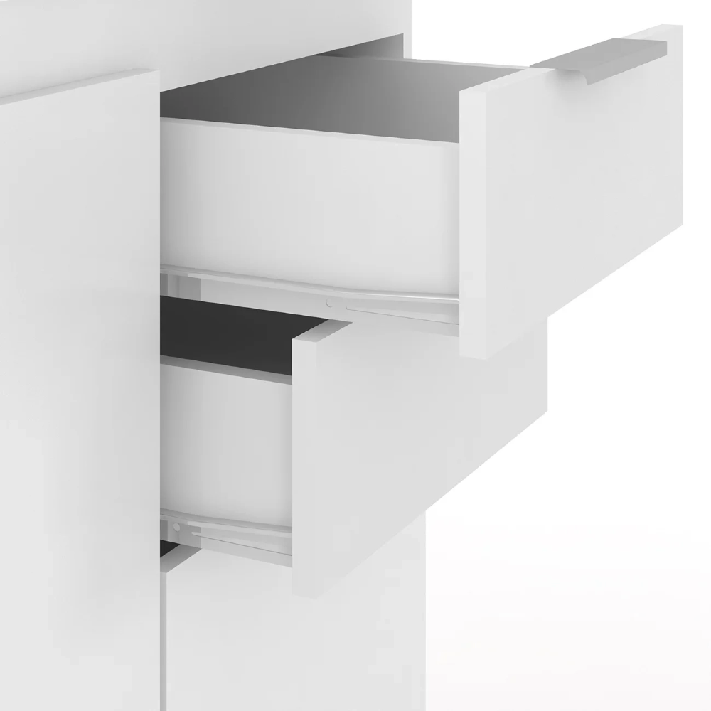Armário de Cozinha CP01 Para Pia 180cm Pérola Z34 Branco - Mpozenato