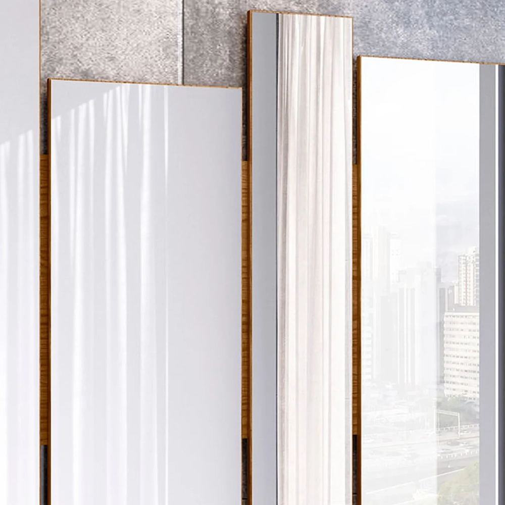 Espelho Decorativo Para Sala de Jantar 136m Vinci Ypê N02   - Mpozenato