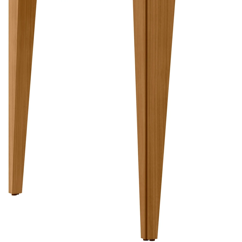 Mesa de Jantar Retangular 120cm 4 Lugares Yuma Ypê/Off N02  - Mpozenato