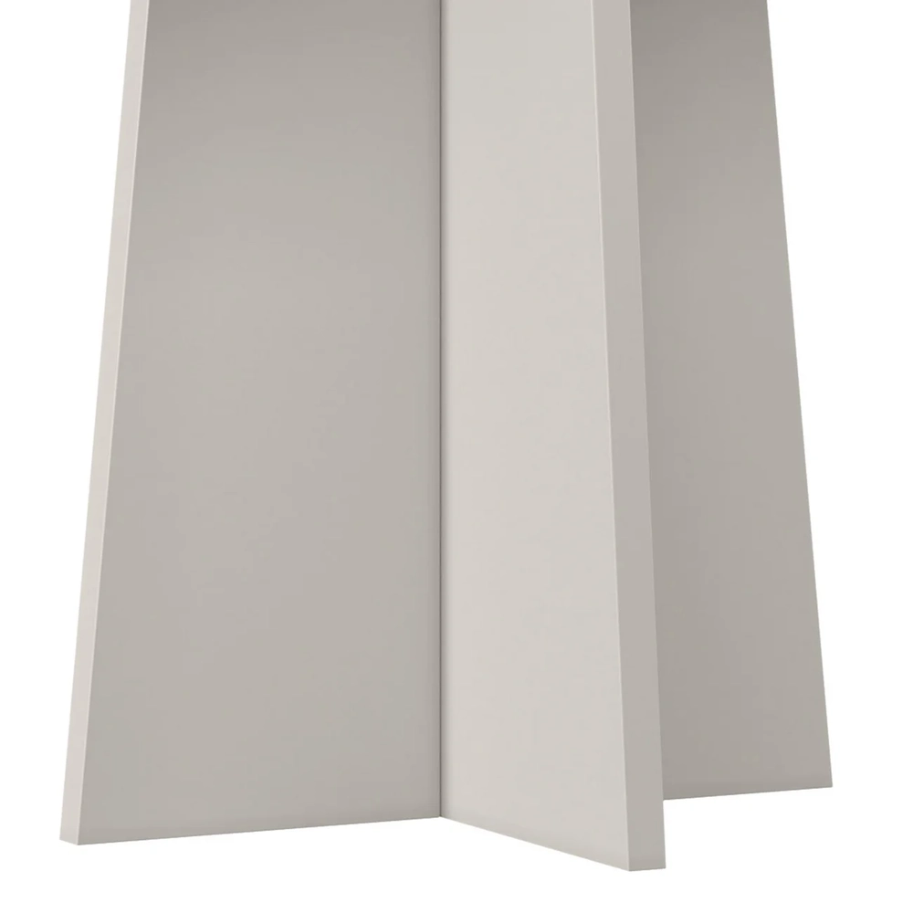 Mesa de Jantar Retangular 160cm 6 Lugares Zuma Off White N02 - Mpozenato