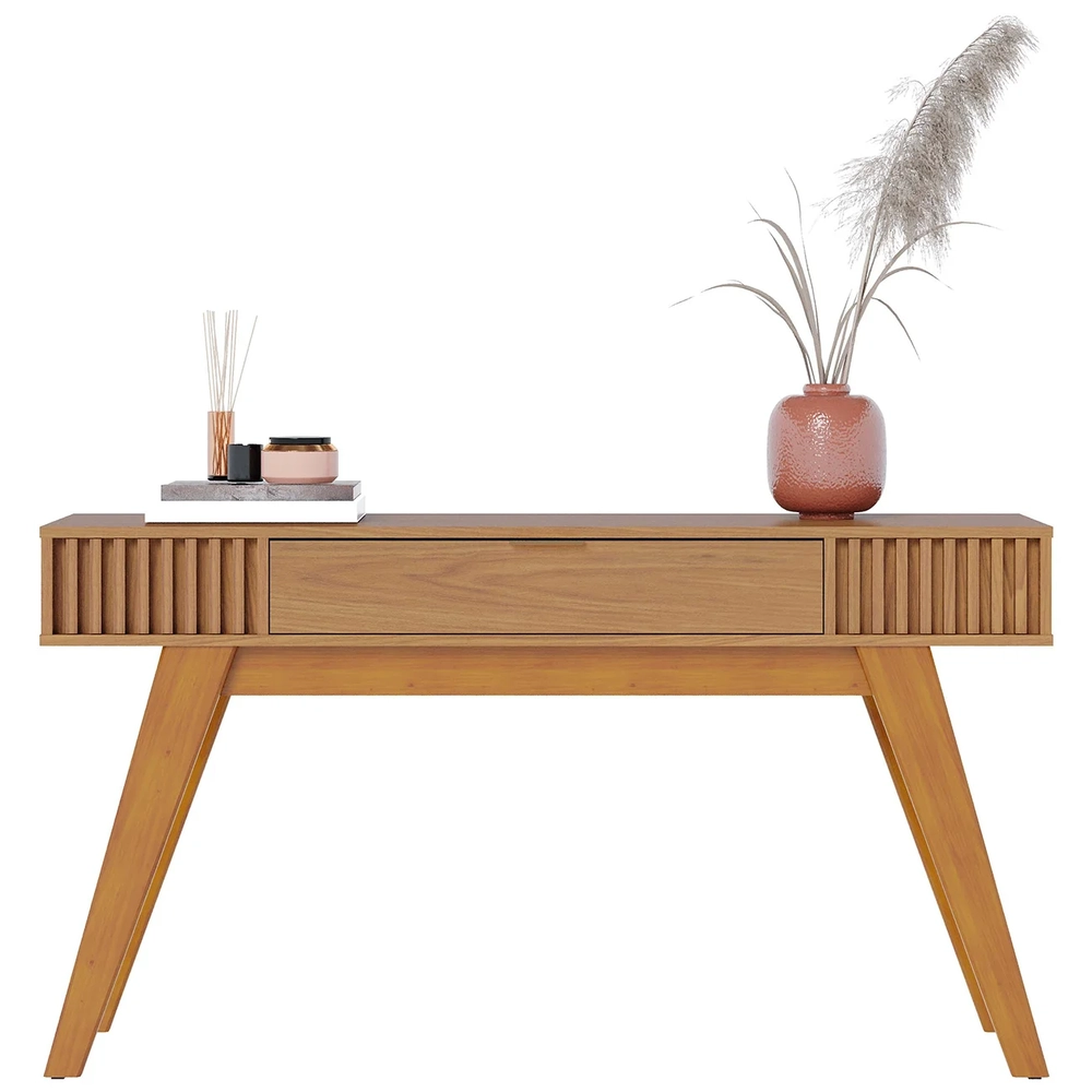 Aparador Sala de Estar 136cm 1 Gaveta Valerie Freijó C05    - Mpozenato