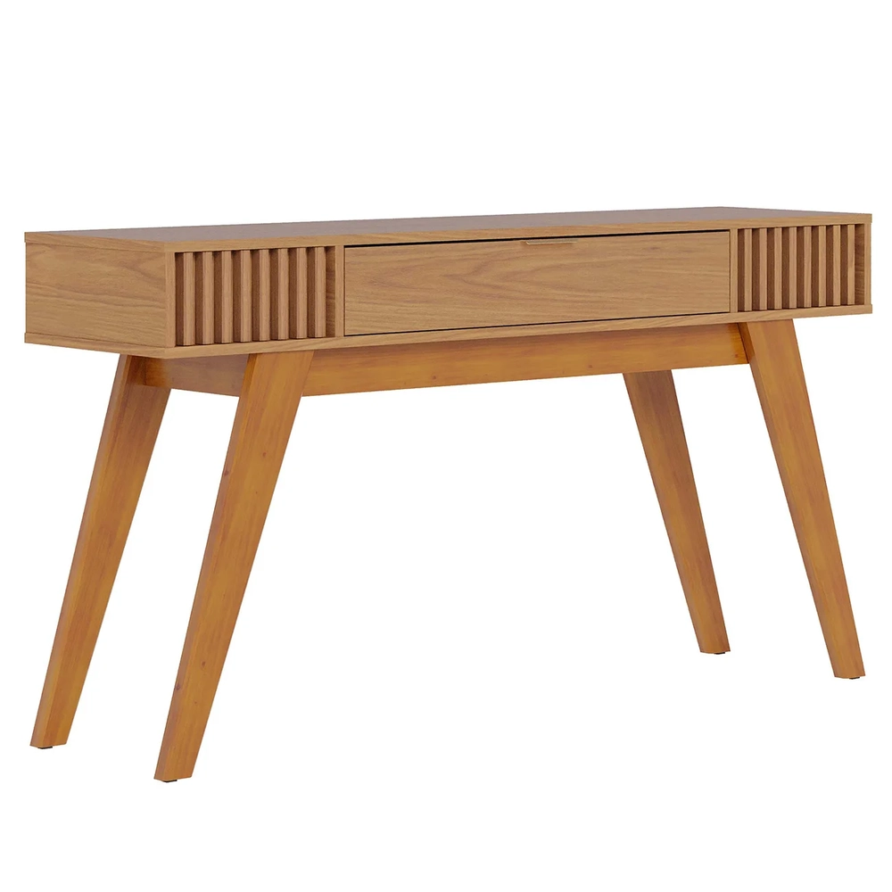 Aparador Sala de Estar 136cm 1 Gaveta Valerie Freijó C05    - Mpozenato