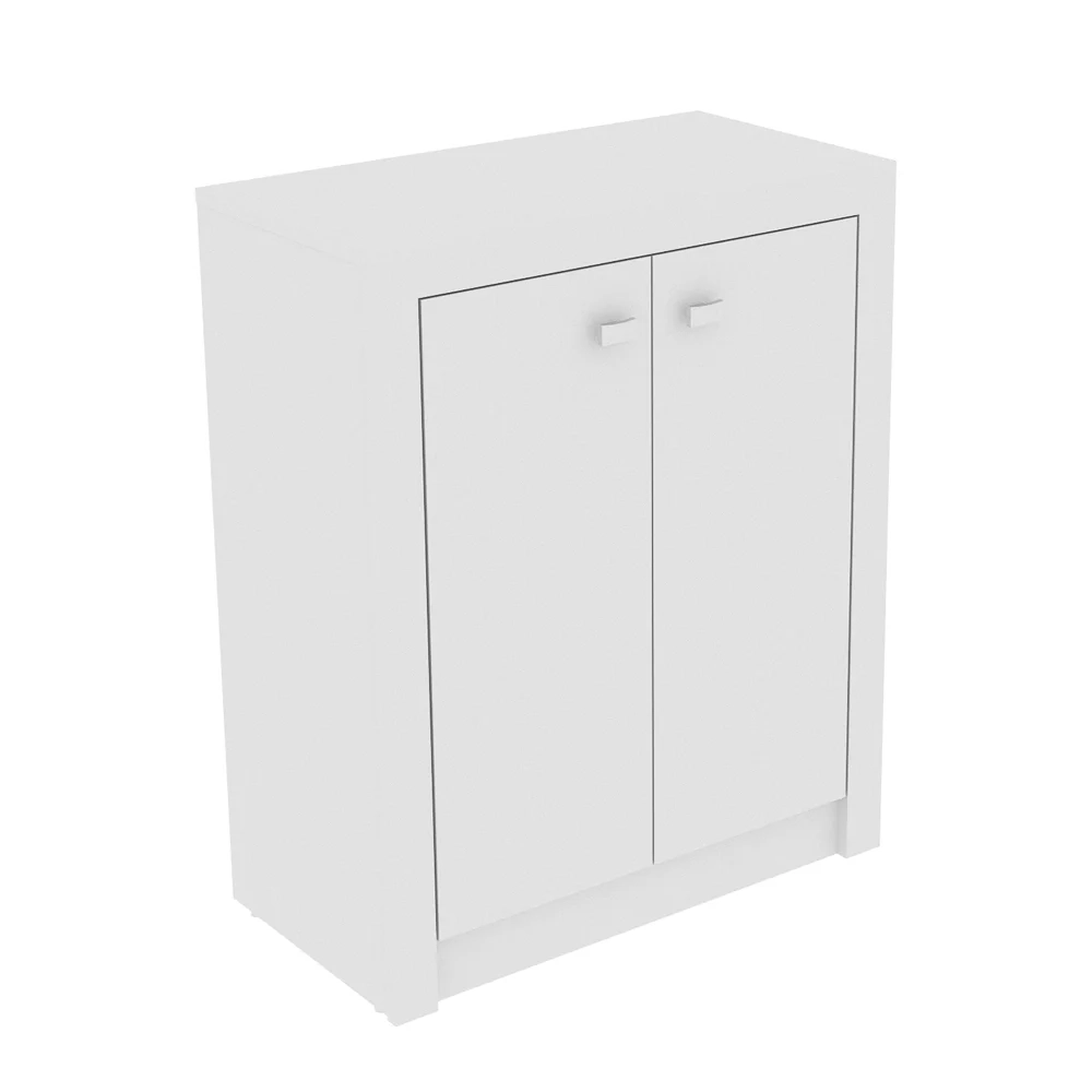 Balcão Para Escritório 2 Portas ME4103 Branco - Tecno Mobili