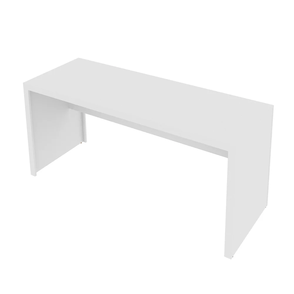 Mesa para Home Office de 163 cm de Largura ME4109 Branco - Tecno Mobili