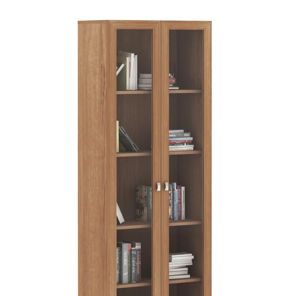 Armário com 04 prateleiras para Home Office ME4115 Amendoa - Tecno Mobili