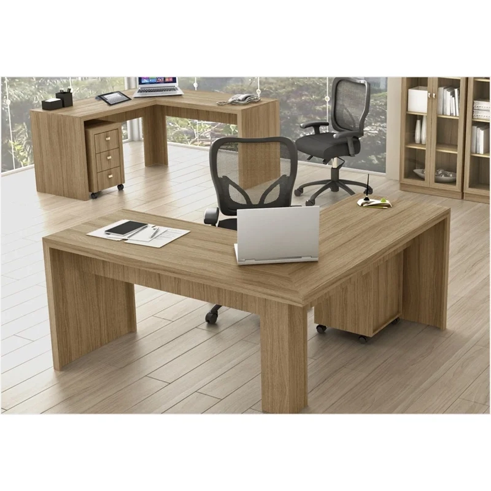 Ambiente para Home Office 06 Peças Amendoa - Tecno Mobili