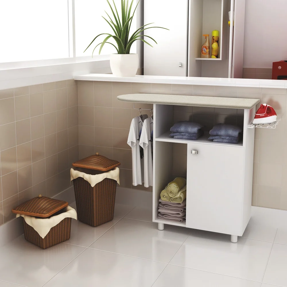 Balcão Tábua de Passar 01 Porta TP3010 Branco - Tecno Mobili