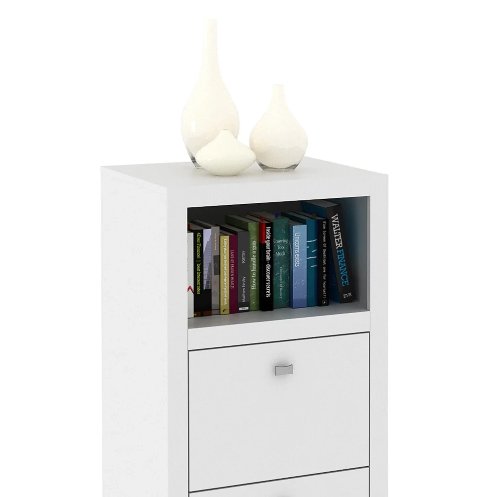 Armário Arquivo 03 Gavetas ME4118 Branco - Tecno Mobili