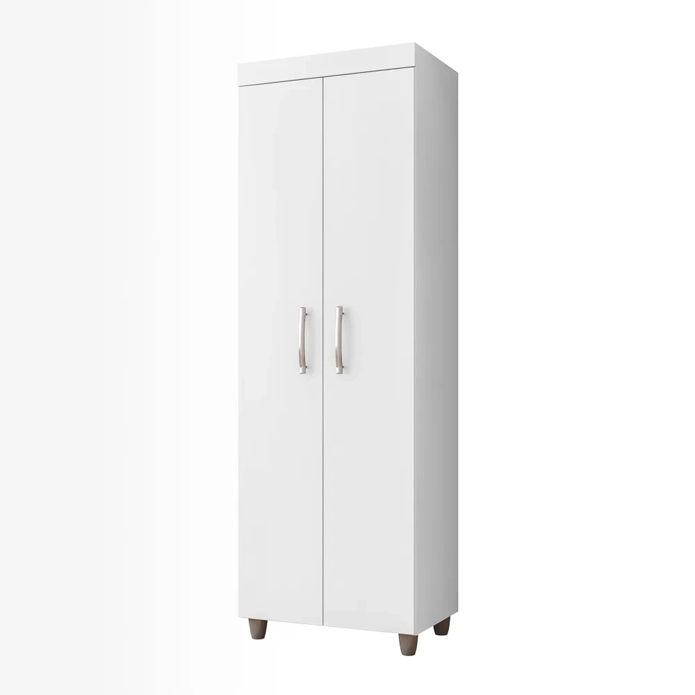 Armário Multiuso 02 Portas Rafaela Branco - Nathy Móveis