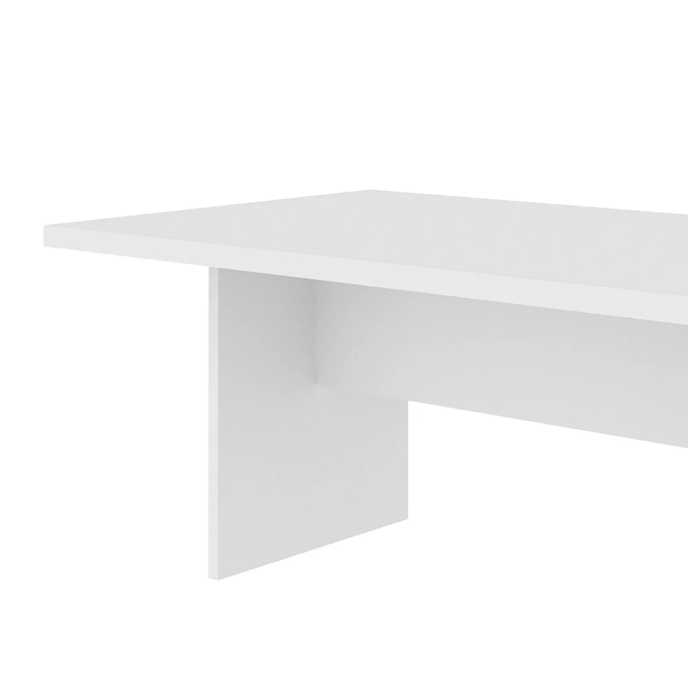 Mesa Escritório Reunião 200x71x100 cm ME4119 Branco - Tecno Mobili