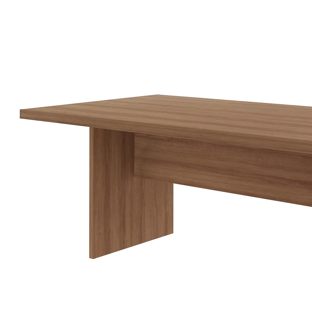 Mesa Escritório Reunião 200x71x100 cm ME4119 Amêndoa - Tecno Mobili